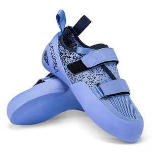 <span class=keywords><strong>Scarpe</strong></span> da arrampicata professionale per adulti in finta pelle scamosciata superiore in microfibra, Sole in gomma, cinghie regolabili per Bouldering interno esterno - Product Image 3