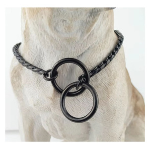 犬のための純粋な銅電気メッキ小さな薄いショースネークチェーン犬の首輪 - Product Image 4