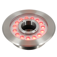 Pemasok Tiongkok lampu air mancur LED lanskap Stainless Steel IP68 24V RGBW/RGB kontrol DMX512
