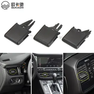 Auto Voor Achter Ac Vent Outlet Tab Clip Reparatie Kit Airconditioning Vent Outlet Peddel Clip Voor Porsche Macan 2018-2023