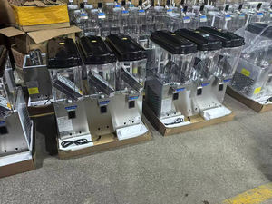 17L*3 Tanks Restaurant Home Use Juice Dispensers <strong>Machine</strong> Counter Top <strong>Lemonade</strong> Dispenser with for Frozen Yogurt Shop - Product Image 6