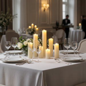 <span class=keywords><strong>Bougie</strong></span> Pilier LED sans Flamme Électrique à Flamme Réelle 3D Fonctionnant sur Batterie Mermei Paraffin Wax avec Fonctions de Minuterie à Distance - Product Image 1