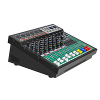 Console de mixage audio numérique professionnelle pour scène, mariage, karaoké, bar - Mixeur-amplificateur combiné