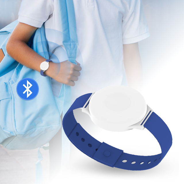 Elderly People Tracking Wristband Beacon Tracking Beacon Sensor Ibeacon Wearable Smart Bracelet