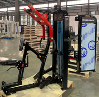 Máquina de remo sentado con carga de pin para gimnasio comercial, entrenamiento de espalda, para centro de fitness