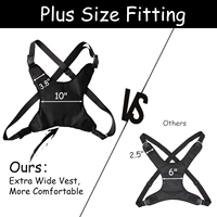 Ceintures de sécurité pour fauteuil roulant de grande taille offrant un harnais de fauteuil roulant confortable et des contraintes de gilet pour les patients atteints de démence pour adultes