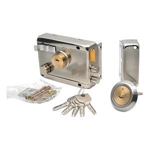 <span class=keywords><strong>Serrure</strong></span> <span class=keywords><strong>de</strong></span> porte principale et <span class=keywords><strong>de</strong></span> porte extérieure/intérieure en acier inoxydable durable, antivol, à clé, pour dortoir - Product Image 3