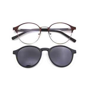نظارات شمسية مغناطيسية بإطار معدني، نظارات شمسية مستقطبة قابلة للتركيب للنساء - Product Image 5