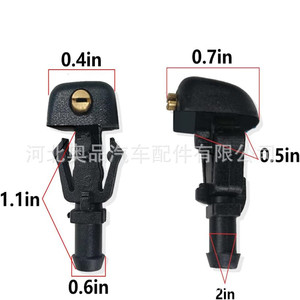 หัวฉีดน้ำล้างกระจกหน้ารถฟอร์ด F150 รุ่น 3W7Z17603AA วัสดุ PP แบบกลไก - Product Image 4