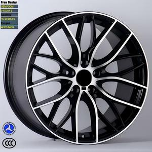Usine OEM JT125-20 18 20 pouces PCD 5*120 Jantes en alliage d'aluminium noir pour voitures particulières pour <span class=keywords><strong>BMW</strong></span> Série 5/6/7 <span class=keywords><strong>X1</strong></span> - Product Image 1