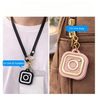 Porte-clés NFC en acrylique 213/215/216 – Cadeau promotionnel moderne avec lien vers les réseaux sociaux Instagram/TikTok – Porte-clés Instagram NFC en acrylique