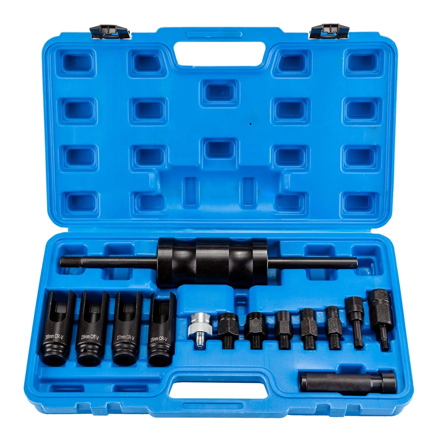 SUGETOOLS – kit d'extraction d'injecteur de moteur, ensemble d'outils de réparation de voiture, marteau coulissant, extracteur d'injecteur d'air, 14 pièces