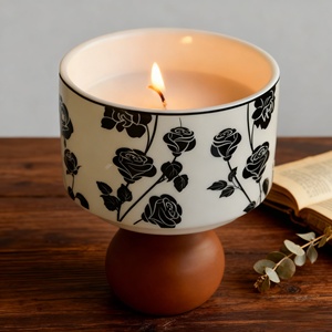 Velas Aromáticas Personalizadas al por Mayor, Calidad Premium, Fragancia Duradera, Vela Aromática de Cerámica, Vela Aromática de Cera de Soja Natural - Product Image 3