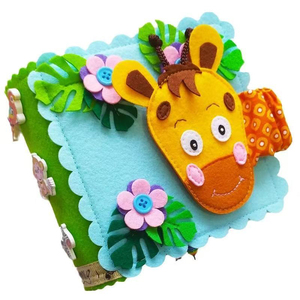 Juguetes de tela interactivos de educación Temprana para Bebés, libros suaves, regalos, <span class=keywords><strong>libro</strong></span> de tela de fieltro interactivo de desarrollo temprano - Product Image 1
