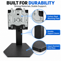 Support de moniteur médical réglable en hauteur et en angle, bras de support de moniteur pour bureau, support de moniteur tactile