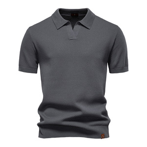 2025 Sommer Hochwertige europäische Größe Ananas Muster Polo <span class=keywords><strong>Shirt</strong></span> Herren Business Möwe Kragen Herren Kurzarm Pullover Polo - Product Image 5