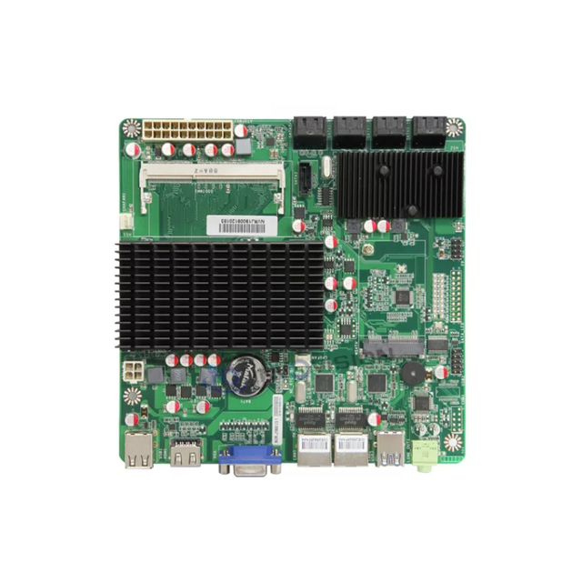 RGEEK NAS Server Motherboard SATA3.0 Embedded N2940 4 Core Mini ITX Industrial Board