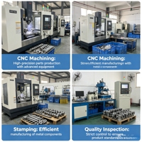Pièces usinées CNC sur mesure de haute précision en aluminium anodisé pour machines agricoles avec faible MOQ et livraison rapide