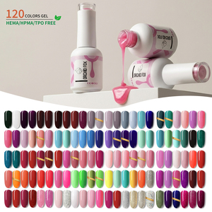 <span class=keywords><strong>Vernis</strong></span> à ongles en gel professionnel Orchid Fox 120 couleurs sans HEMA et sans TPO, fournisseur OEM de <span class=keywords><strong>vernis</strong></span> à ongles en gel UV - Product Image 1