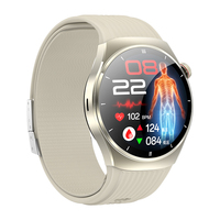Reloj Inteligente TK68 con Airbag, Monitor de Salud Corporal, Presión Arterial, Resistente al Agua, Contesta Llamadas, Rastreador de Actividad Física y Deportiva