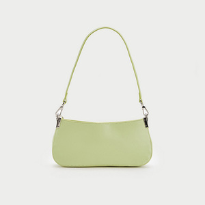 2025 diseño Popular logotipo personalizado moda mujer PU bolso de hombro con bonita cadena Simple tendencia último <span class=keywords><strong>Sling</strong></span> <span class=keywords><strong>Bag</strong></span> para damas - Product Image 2