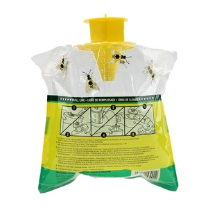 Trampa para Moscas y Avispones Reutilizable para Exteriores Haierc, Trampa de Plástico para Abejas, Moscas de la Fruta y Avispones para Jardín - Product Image 5