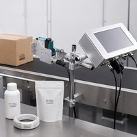 Codeur à jet d'encre T210E TIJ avec écran tactile et support réglable pour lignes de production