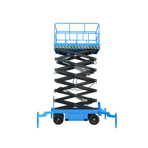 Self-Propelled 320kg/350kg Hydraulic <b>Scissor</b> <b>Lift</b> Platform Truck 8m/10m/12m Electric <b>Scissor</b> <b>Lift</b> Table Aerial Work Platform - Product Image 3
