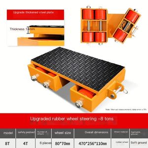 180 graden zware transportkar met stuur en handvat - Product Image 4