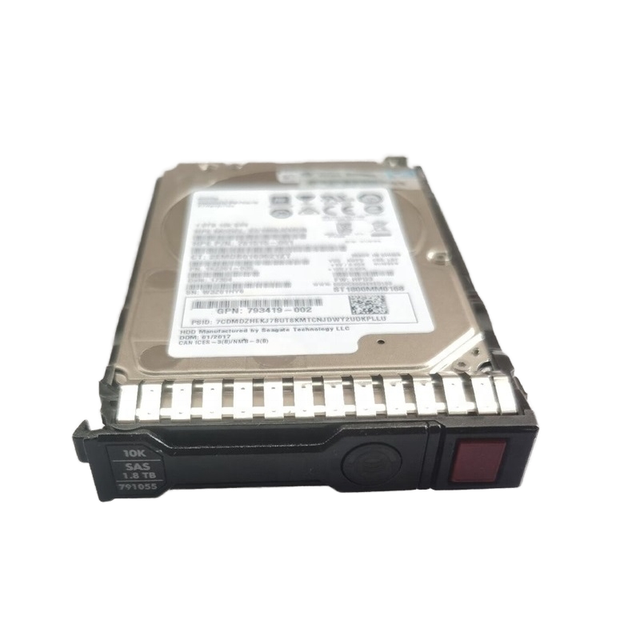 791034-B21 791055-001 1.8TB 10K SAS 12gb/s 512E Hot-pluggable SC Enterprise 2.5-inch Hard Drive for G9 Servers.