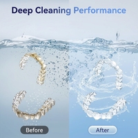 Comprimés effervescents en plastique pour le nettoyage des appareils orthodontiques et des prothèses dentaires, à dissolution rapide et nettoyage en profondeur
