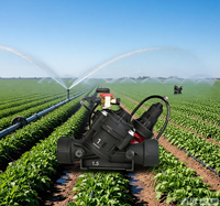 Vanne solénoïde UPVC de 1 1/2 pouce, vanne d'irrigation résistante à la corrosion renforcée en nylon pour l'approvisionnement en eau des fermes et jardins intelligents