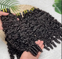 Extensions de cheveux humains bouclés birmans, cuticules alignées, double trame, boucles profondes et rebondissantes, vente en gros