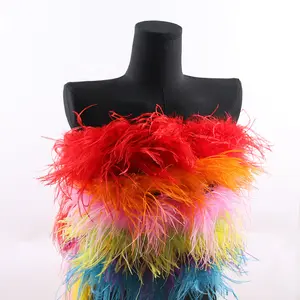 Factory Sells Cheap Ostrich Feathers Directly Boa Trims Fluffy Boa To Dye Ostriches For The Party