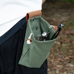 Bolsas de Lona para Recolección de Frutas con Logotipo Personalizado, Bolsa de Cuero PU para Cosecha al Aire Libre, Organizador de Herramientas de Jardín Plegable y Colgante - Product Image 4