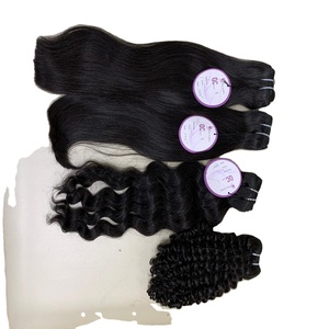 Venta al por mayor más alta calidad cutícula alineada Cabello 100% Extensiones de Cabello Humano Máquina trama disponible en stock - Product Image 2