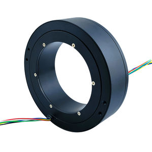 초박형 관통형 회전 전기 접점 대형 구멍 중공 슬립 링 72mm 직경 6선 220VAC/VDC 60rpm - Product Image 1