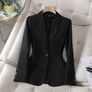 Nuevo Traje de Chaqueta para Mujer, Estilo Moderno, para Oficina, Trabajo, con un Solo Botón, Manga Larga, Transpirable, Cuello en V, Elegante y Clásico - Product Image 2