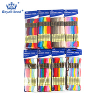 Fil à broder DIY 100% Coton Égyptien, Lot de 8, pour Point de Croix, Motif Teint, Couleur Fixe, Technique Mercerisée, Haute Qualité
