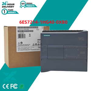 Contrôleur PLC <span class=keywords><strong>Siemens</strong></span> SIMATIC <span class=keywords><strong>S7</strong></span>-<span class=keywords><strong>1200</strong></span> 1214C Compact <span class=keywords><strong>CPU</strong></span> DC/DC/relais, tout neuf, 6ES7214-1HG40-0XB0 - Product Image 1