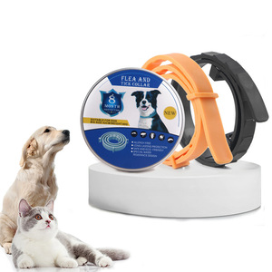 조정 가능한 여름 자연에서 영감을 얻은 개 고양이 진정 칼라 방수 오래 지속되는 곤충 예방 애완 동물 수의학 도구 - Product Image 3