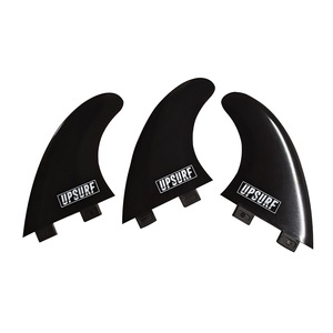 Ailerons de surf en plastique noir UPSURF MG5 G5 Double Tab FCS Base pour planche de surf - Product Image 1