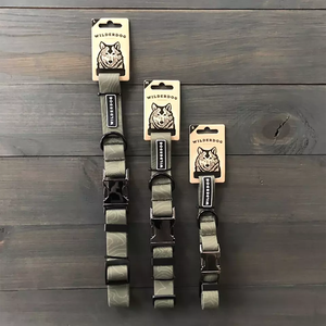 Pvc Nylon Touw Streep Huisdier Aangelijnd Fashion Design Warmte-overdracht Afdrukken Custom Rubber Gecoat Waterdicht Halsband Riem - Product Image 3