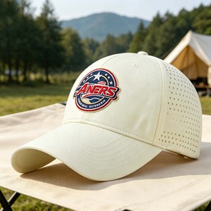 6 Panel baseball <b>Hats</b> With Custom Embroidery Logo On The Front For Unisex Custom Fabric And Color And Design - Product Image 1