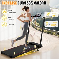 Caminadora Eléctrica Rosa FDFIT Source Factory, 3HP, Inclinación Manual, Equipo de Fitness Silencioso para Interiores Pequeños