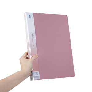 Comix A4 Single <b>Folder</b> AB151A-P <b>Plastic</b> Long Lever File Office Use - Product Image 3