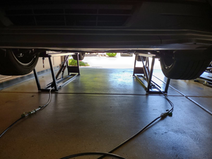 Ascenseur portatif CE réglable de voiture de <span class=keywords><strong>garage</strong></span> d'OEM double cylindre élévateur hydraulique électrique de voiture réparation équipement de levage outil de véhicule - Product Image 6