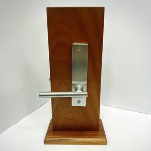 External <b>Security</b> Flat <b>Bar</b> Lever Door Hardware Set with Deadbolt and Latch Mortise Lock Mechanism - Product Image 5