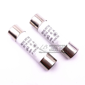 Ro15 Ceramic <b>Fuse</b> Tube 6A 500V 10x38mm Electrical Protection Through Hole - Product Image 1