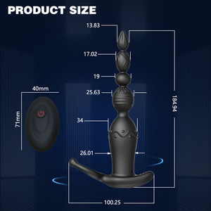 2023 Bester Anal-Prostata-G-Punkt-Vibrator-Massagegerät mit APP-Fernbedienung, Ringvibrator für Männer, Prostata-Dildo - Product Image 2